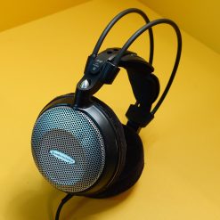 Tai nghe Audio-Technica ATH-AD500 màu bạc cũ hàng xấu - âm thoáng, nhẹ đầu