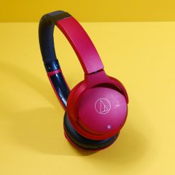 Tai nghe Audio-Technica ATH-AR3BT cũ màu đỏ - Bluetooth tiện lợi, ngoại hình khá ổn bị tróc headband